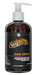 Suavecito Hair Cream Pump Bottle – Medium Shine, All-Day Light Hold, 8 oz
