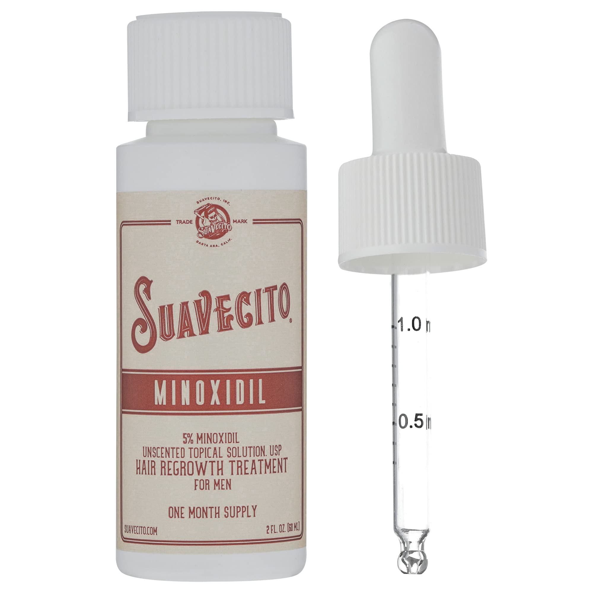 Suavecito Hair Loss Treatment Kit – Minoxidil 5%, Thickening Shampoo & Conditioner, Matte Hair Cream with DHT Blocker (1 Month)