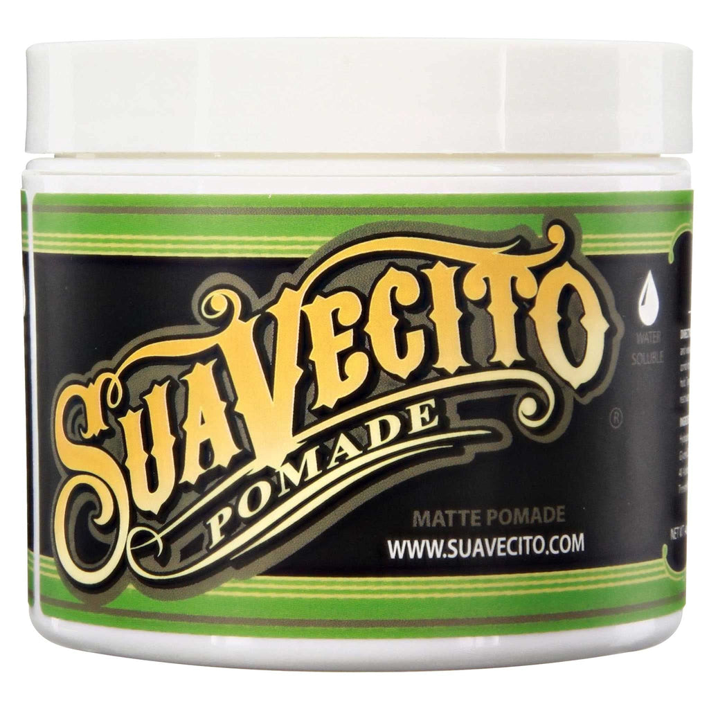 Suavecito Matte Pomade – Shine-Free, Water-Soluble, 5 oz | Medium Hold for Natural Texture