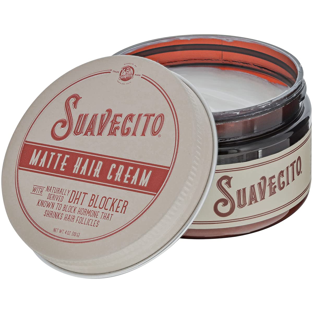 Suavecito Hair Loss Treatment Kit – Minoxidil 5%, Thickening Shampoo & Conditioner, Matte Hair Cream with DHT Blocker (1 Month)