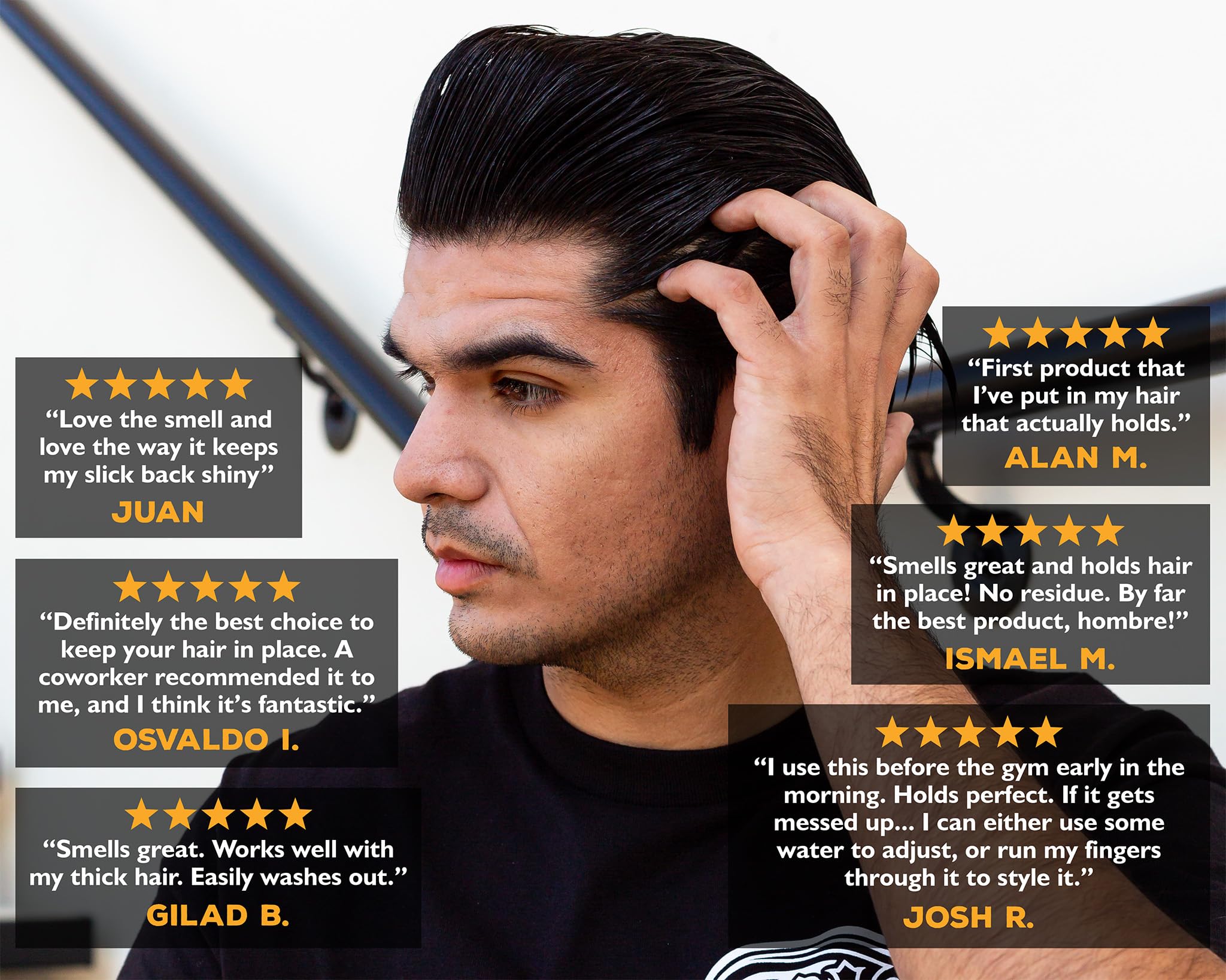 Suavecito Pomade Firme Hold – Strong Hold Water-Based Pomade for Men, 4 oz, Medium Shine, Easy Washout