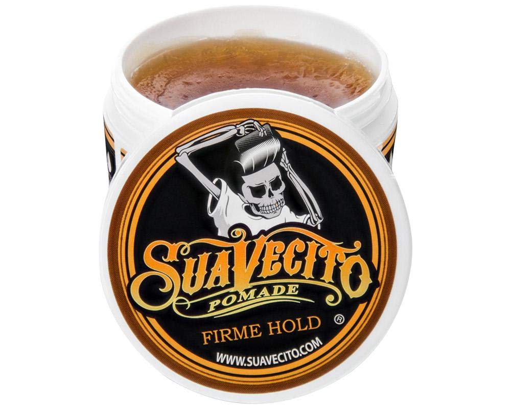 Suavecito Pomade Firme Strong Hold – 5 oz Water-Based, Medium Shine, Flake-Free