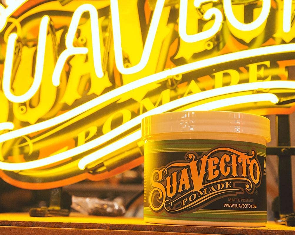 Suavecito Pomade Matte – Shine-Free, Medium Hold, 32 oz Tub