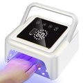 SUBAY UV Nail Lamp 108W – Cordless Gel Curing, 36 Beads, 4 Timer Modes, Auto Sensor (White)
