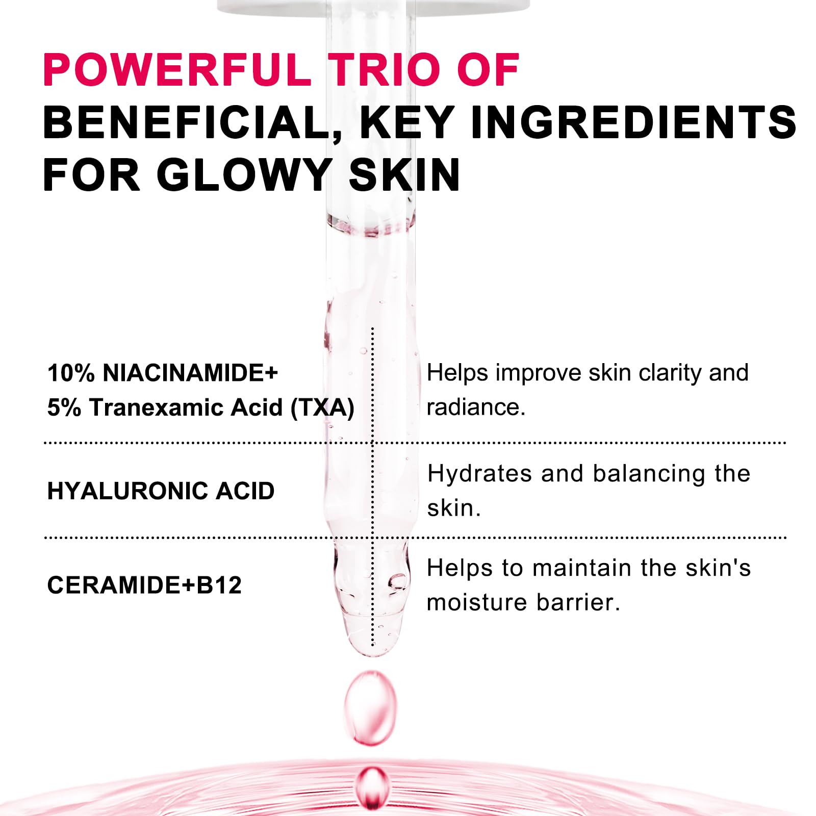 SUDAJI TXA + Niacinamide 15% Serum | Glow Facial Serum with Hyaluronic Acid