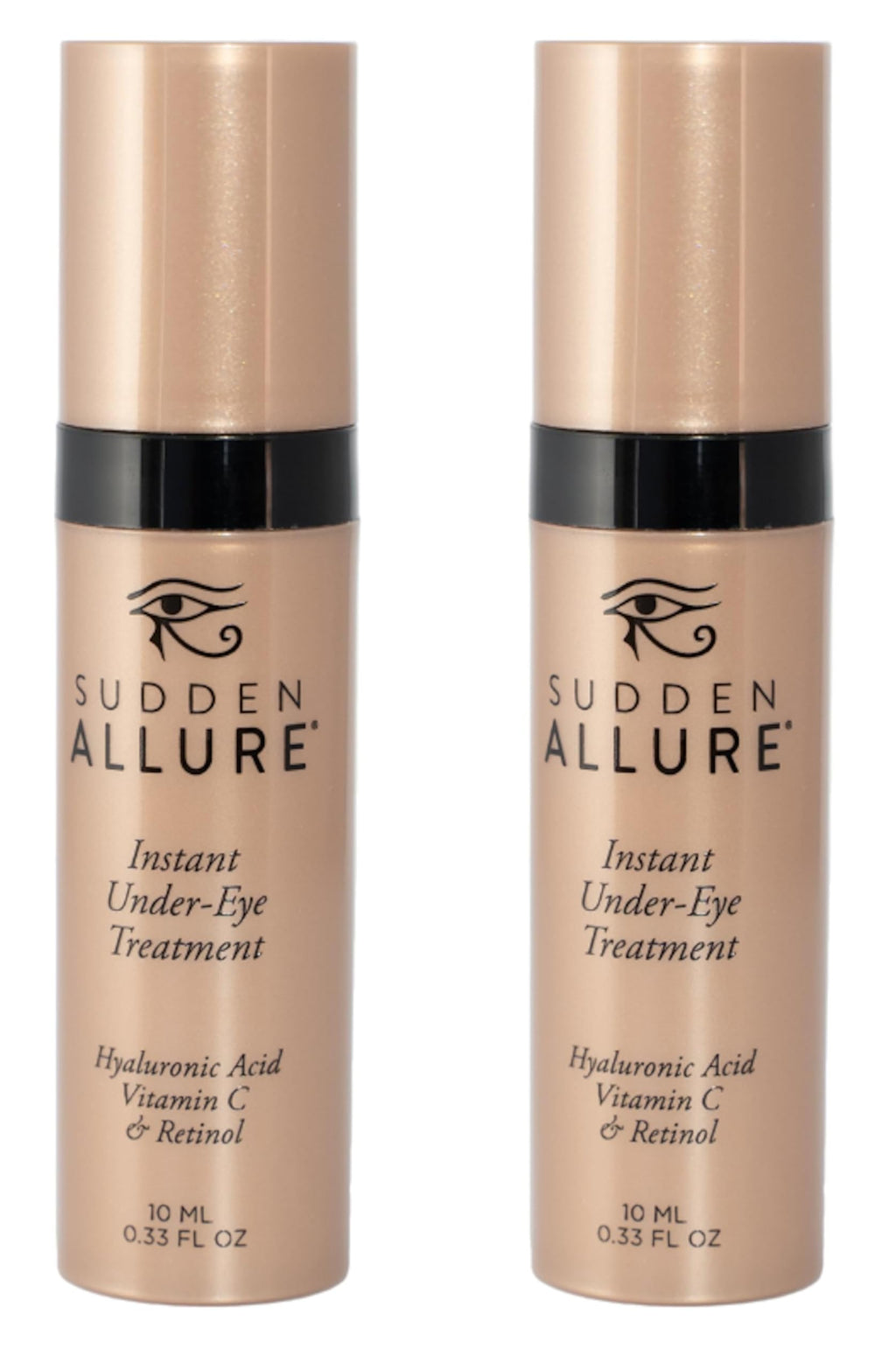 Sudden Allure Instant Under Eye Treatment Serum – Tighten, Lift & Brighten (2x10ml, Made in USA)