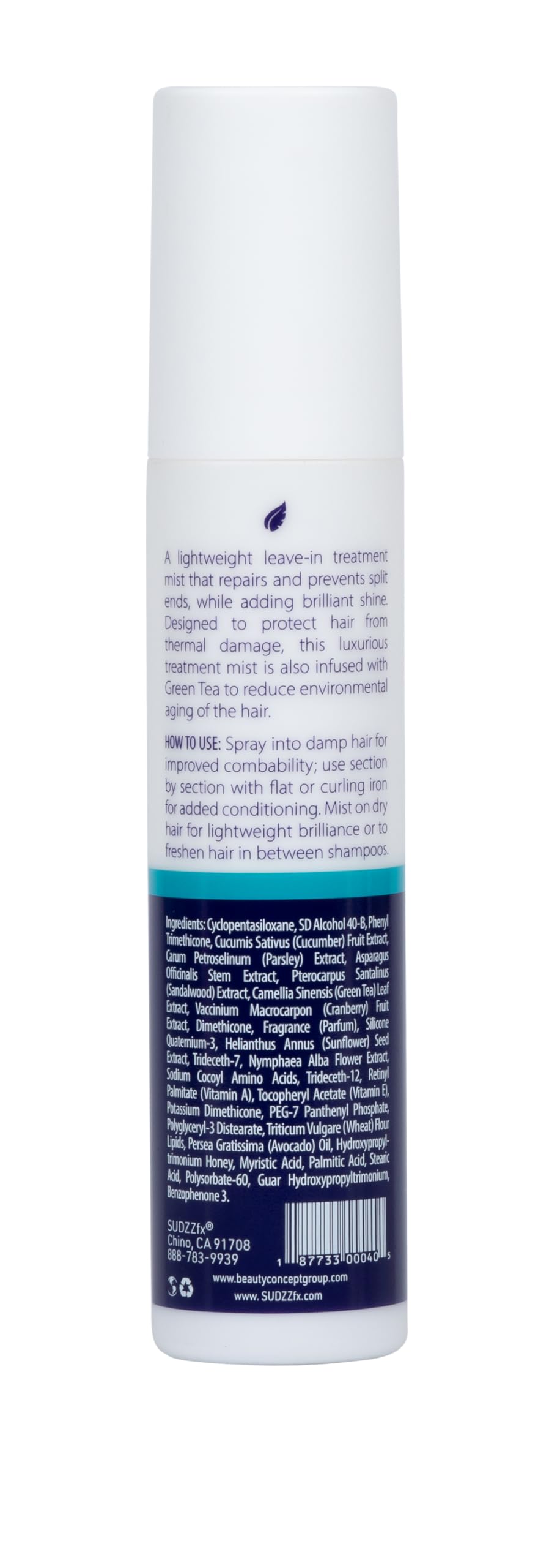 SUDZZFX LUXE – Luxury Shine, Detangling & Polishing Hair Spray | Lightweight, All Hair Types, 4 Fl Oz