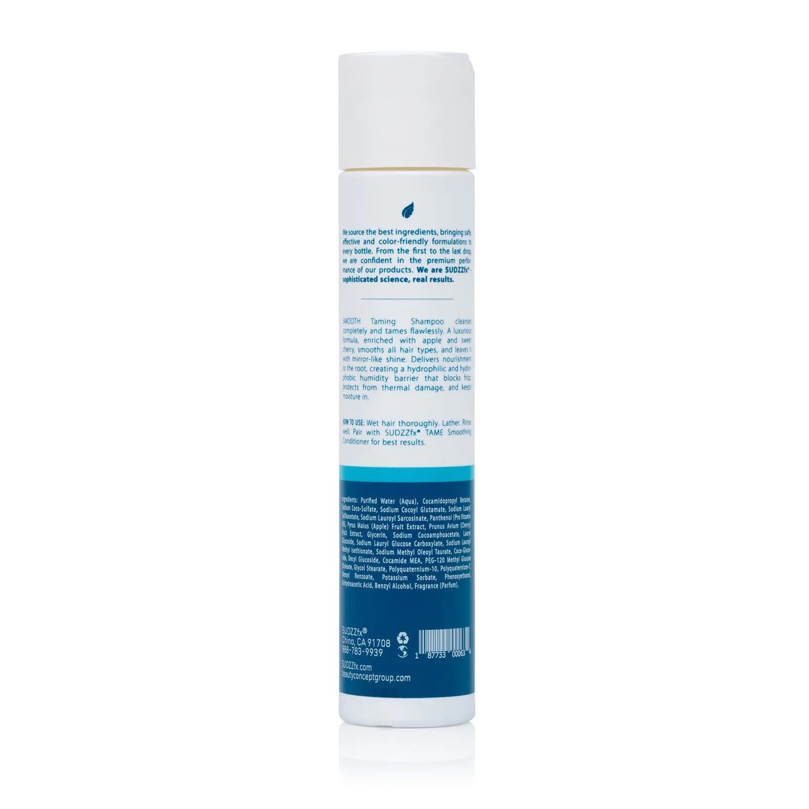 SUDZZFX Smooth Taming Shampoo – Frizz Control & Moisture for All Hair Types