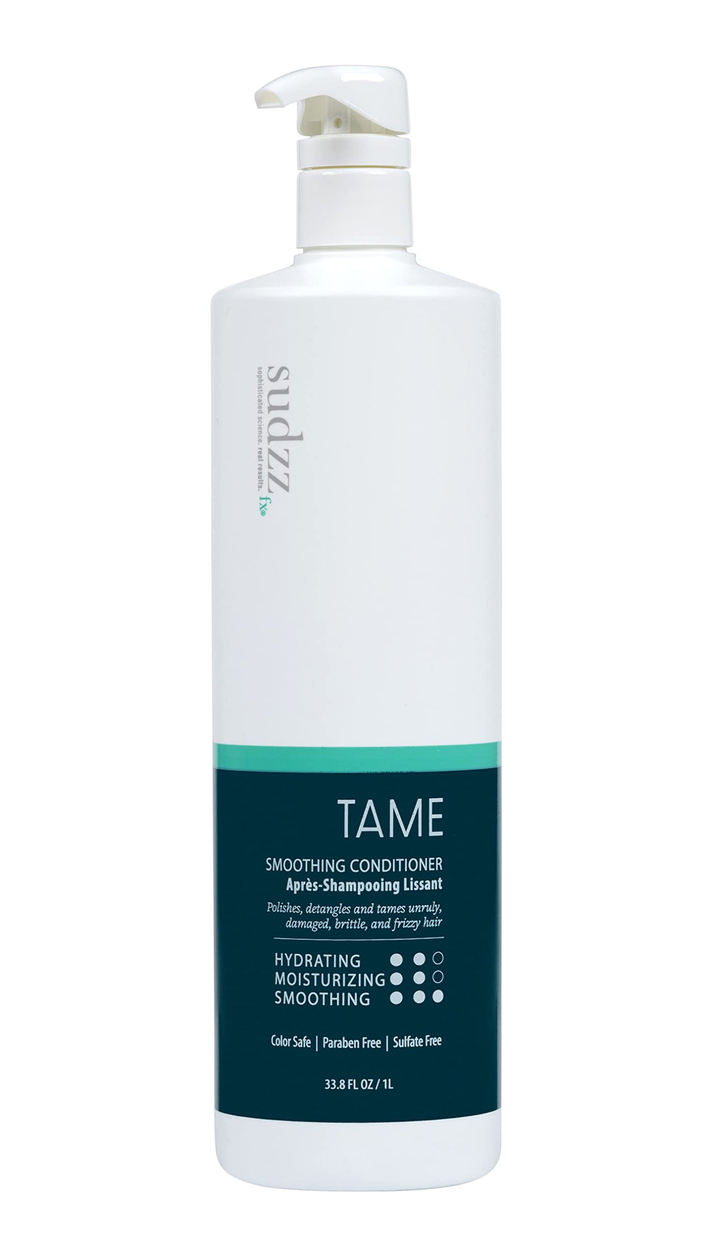 SUDZZFX TAME Smoothing Conditioner – Hydration & Frizz Control for Dry & Damaged Hair | 33.8 fl oz