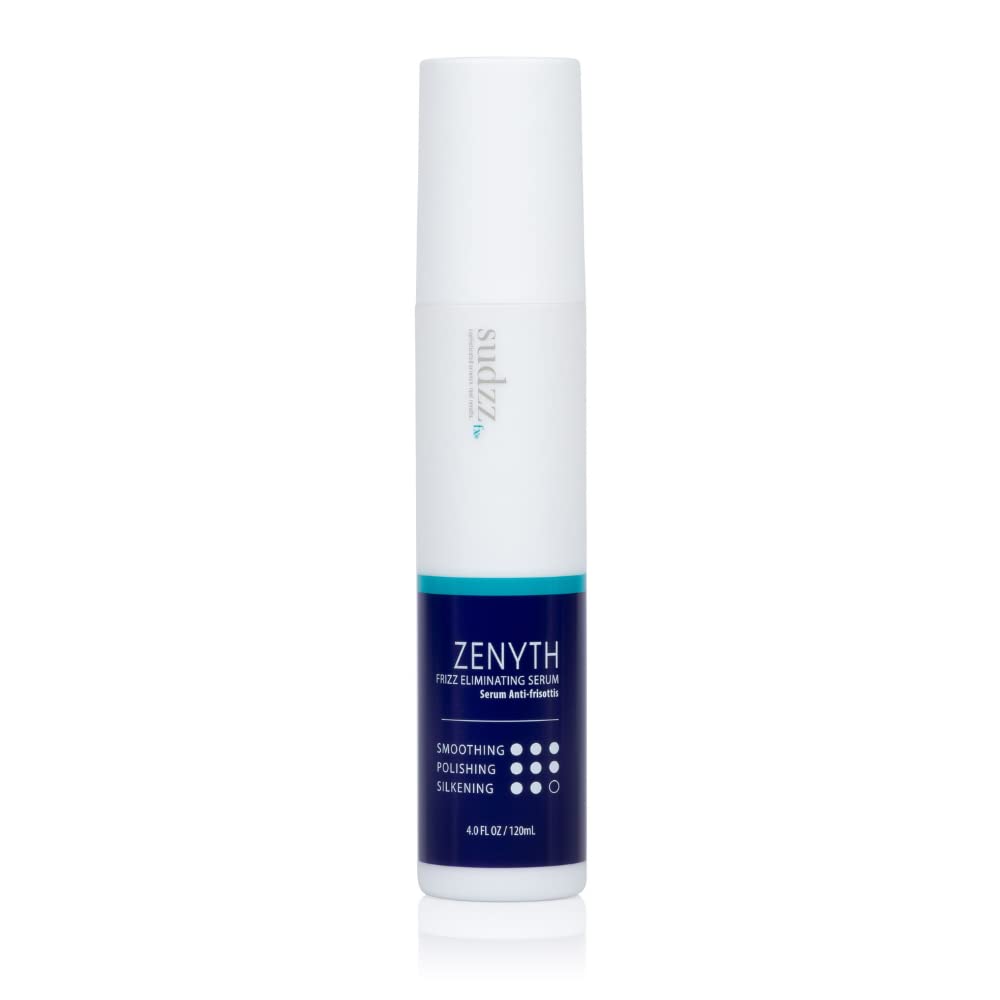 SUDZZFX Zenyth Frizz Eliminator Serum — Heat Protector & Hair Smoothing (4 fl oz)