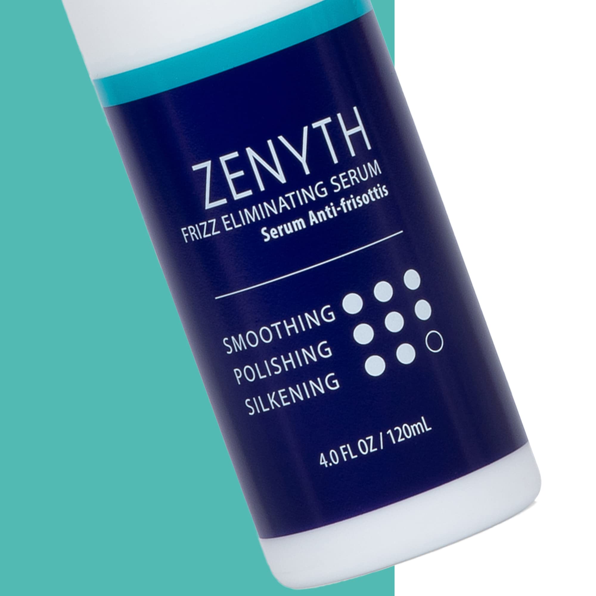 SUDZZFX Zenyth Frizz Eliminator Serum — Heat Protector & Hair Smoothing (4 fl oz)
