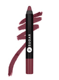 Matte As Hell Crayon Lipstick Lily Aldrin Mauve Pink | SUGAR Cosmetics – Long-Lasting Matte Lip Color + Free Sharpener