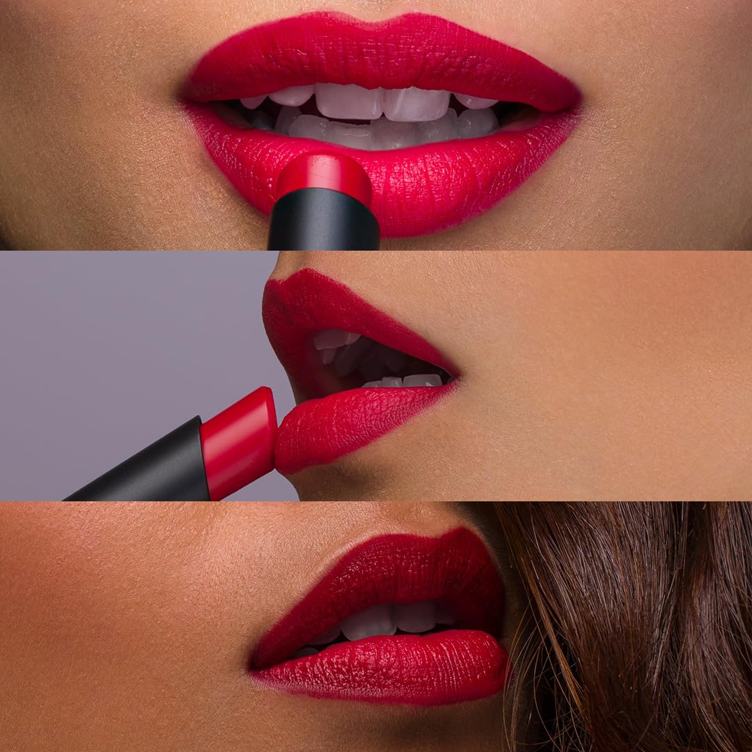 Nothing Else Matter Lipstick by SUGAR Cosmetics - 18 Scarlet Letter Matte, Longwear & Water-Resistant