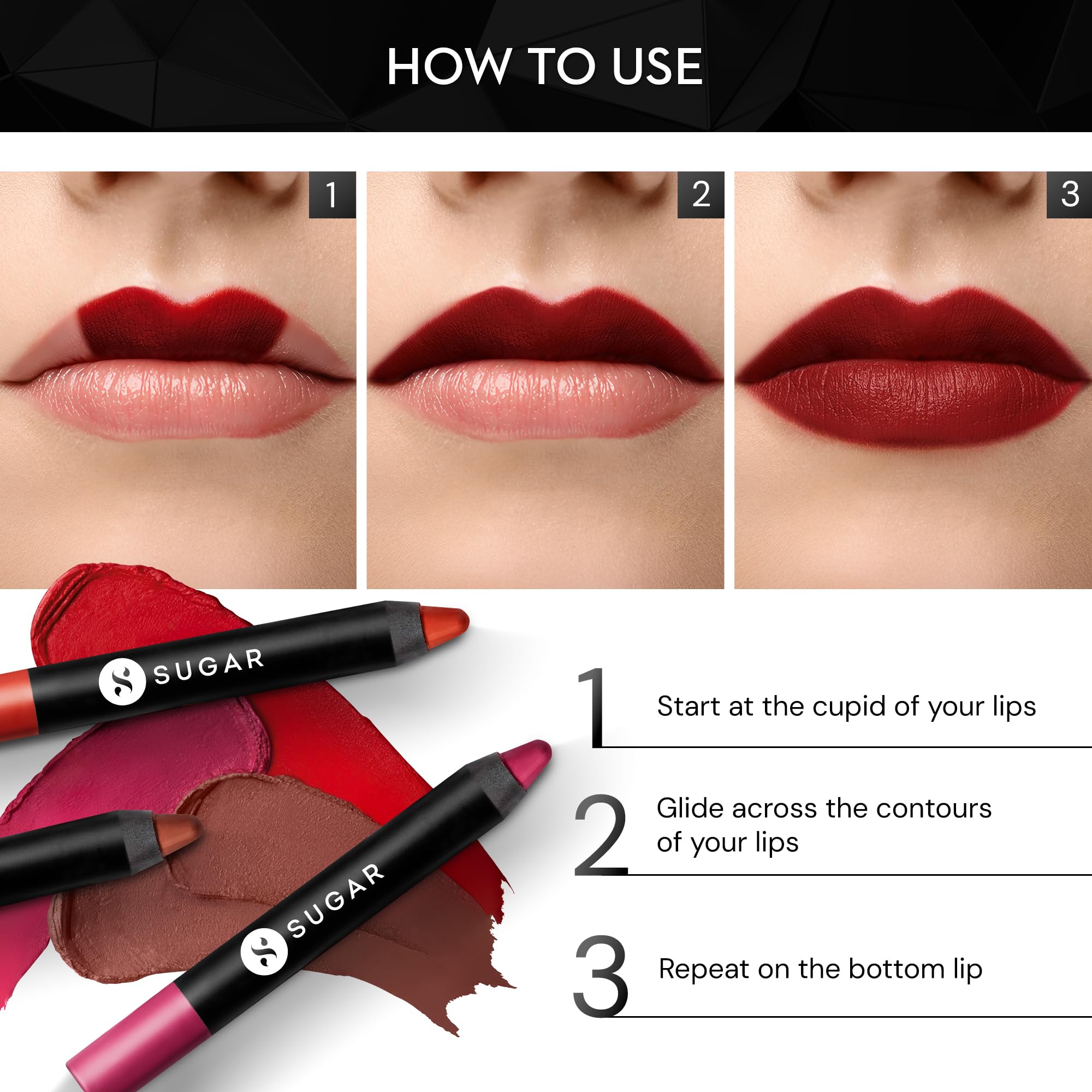 SUGAR Cosmetics Matte as Hell Crayon Lipstick – 8+ Hour Wear, Sharpener Included, 2.8 g, Shade 35 Claire Redfield