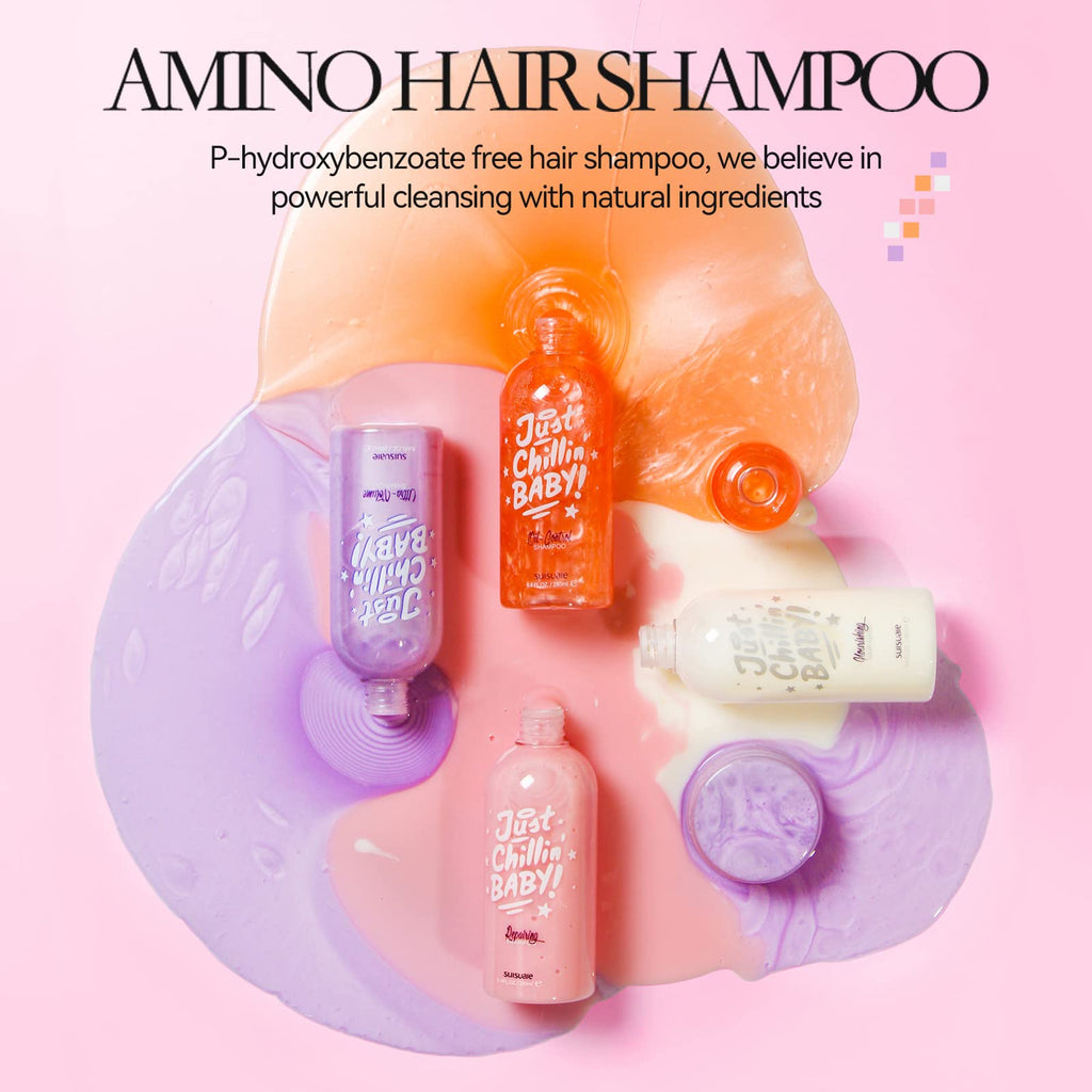 Suisuaie Clarifying Shampoo & Conditioner Set for Greasy Hair – Buildup & Dry Ends | 32.4 Fl Oz