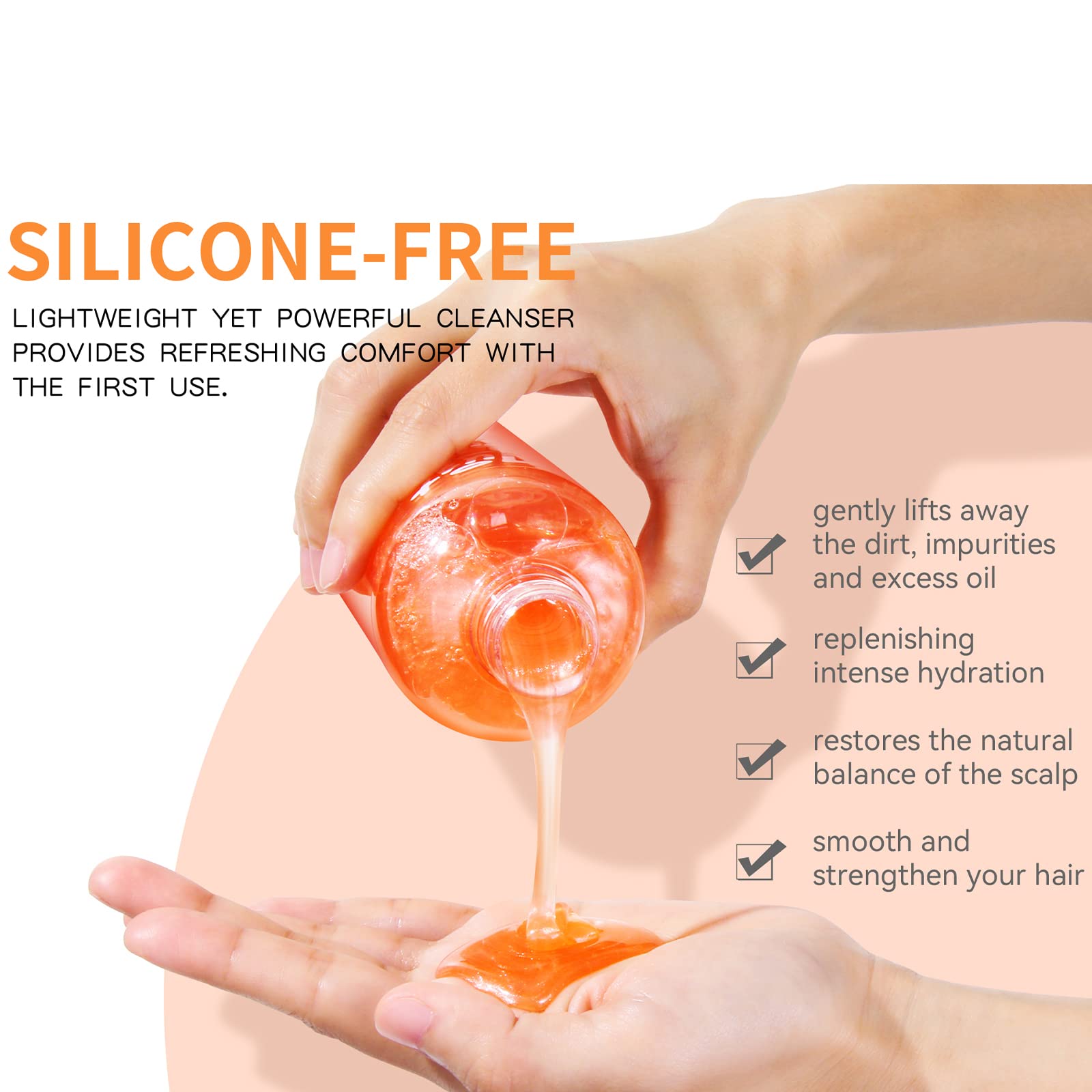 Suisuaie Clarifying Shampoo & Conditioner Set for Greasy Hair – Buildup & Dry Ends | 32.4 Fl Oz