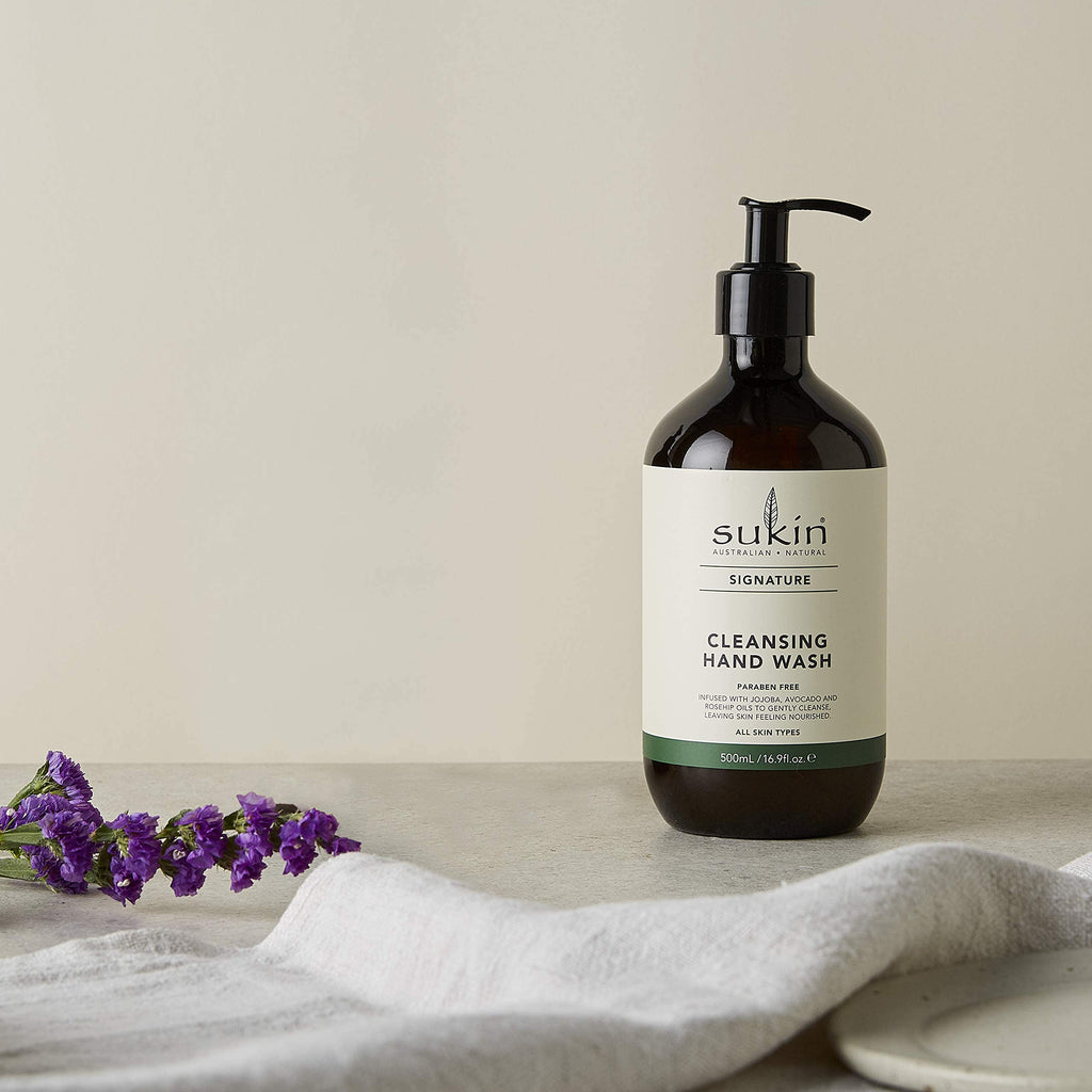 Sukin Cleansing Hand Wash – 16.9 oz (3 Pack) | Gentle Hydration