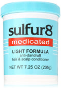 Sulfur 8 Medicated Light Formula Conditioner - Lightweight Scalp Care, 7.25 oz