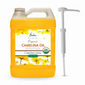 Sulu Organics Camelina Oil – 1 Gallon, USDA Organic, Extra Virgin, Cold-Pressed