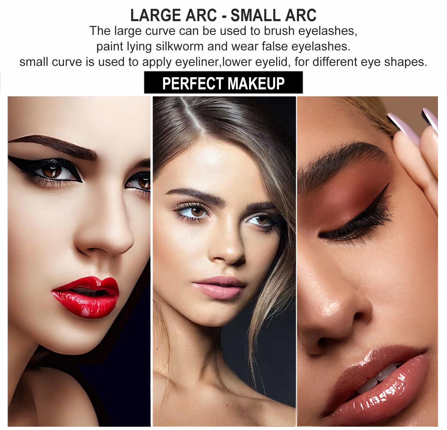 SUMEITANG All In One Eye Makeup Stencil Tool Set – Reusable Mascara Shield & Eyeliner Guide