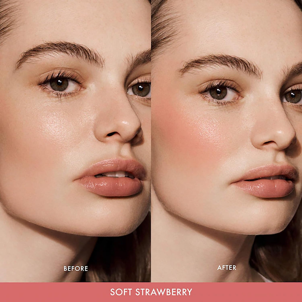 Summer Fridays Blush Butter Balm - Hydrating Cream Blush with Hyaluronic Acid & Ceramides in Soft Strawberry
