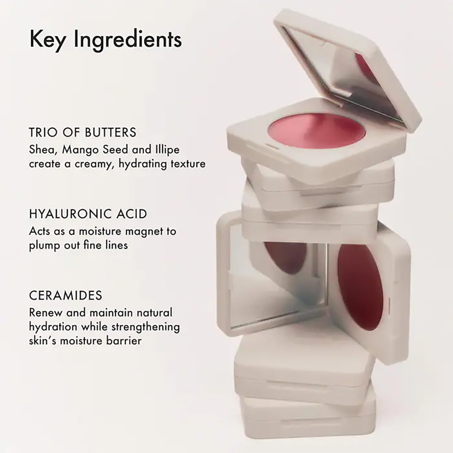 Summer Fridays Blush Butter Balm in Sweet Rosé — Hydrating Cream Blush with Hyaluronic Acid & Ceramides (0.14 oz)