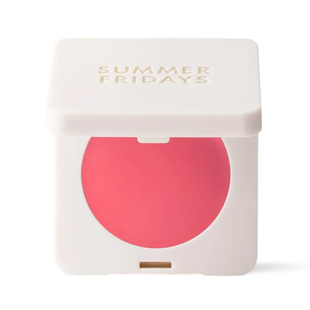 Summer Fridays Blush Butter Balm — Hydrating Cream Blush with HA & Ceramides (Pink Sunset)