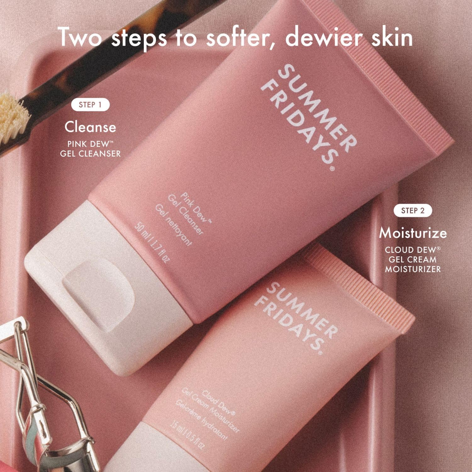 Summer Fridays Cloud Dew Gel Cream Moisturizer | Lightweight Hydration with Hyaluronic Acid & Ceramides