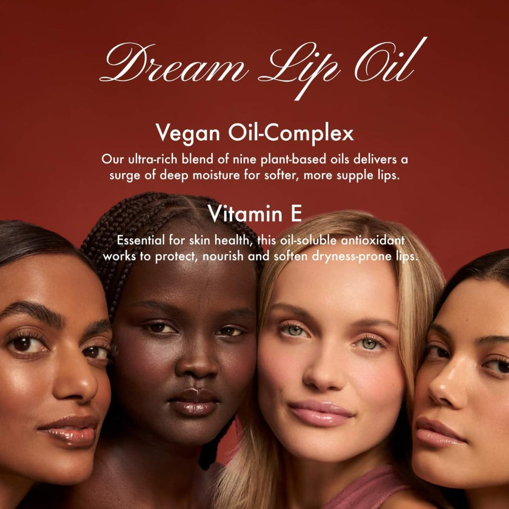 Summer Fridays Dream Lip Oil – Tinted Lip Oil with High Shine, Deep Hydration & Non-Sticky Formula (Warm Beige, 0.15 oz)
