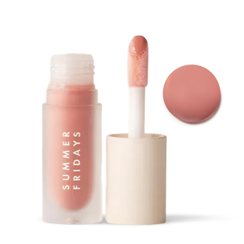 Summer Fridays Dream Lip Oil - Bare Sand Tint, Deep Hydration, High Shine, Non Sticky (0.15 oz)