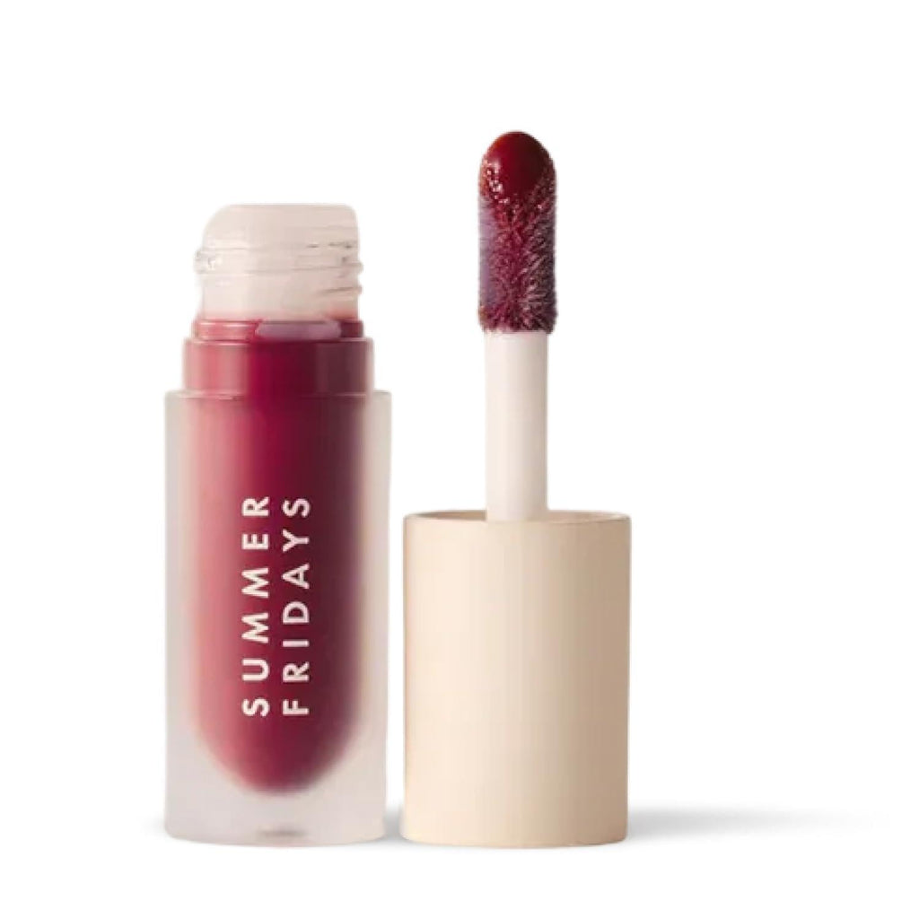 Summer Fridays Dream Lip Oil Midnight Berry – Tinted Lip Oil, High Shine & Deep Hydration (0.15 oz)