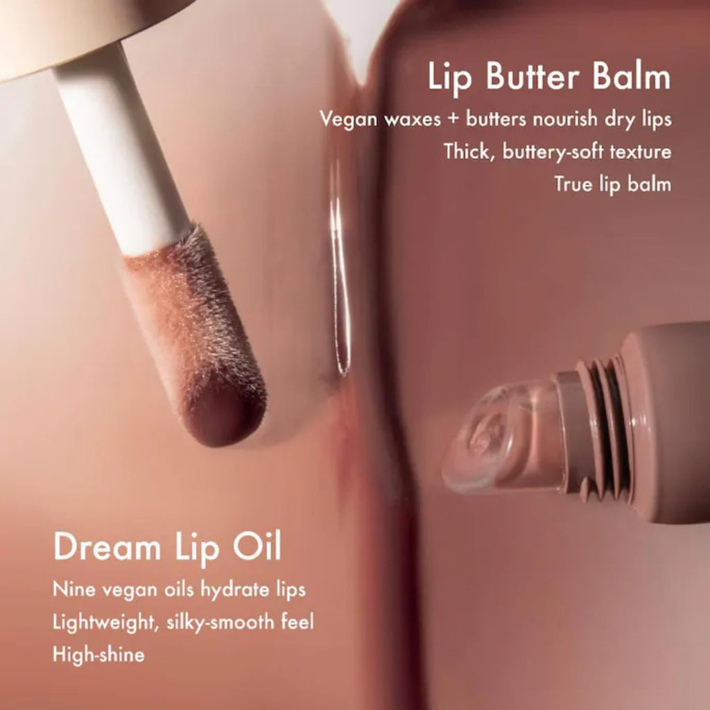 Summer Fridays Dream Lip Oil – Tinted Lip Oil with High Shine, Deep Hydration & Non-Sticky Formula (Warm Beige, 0.15 oz)