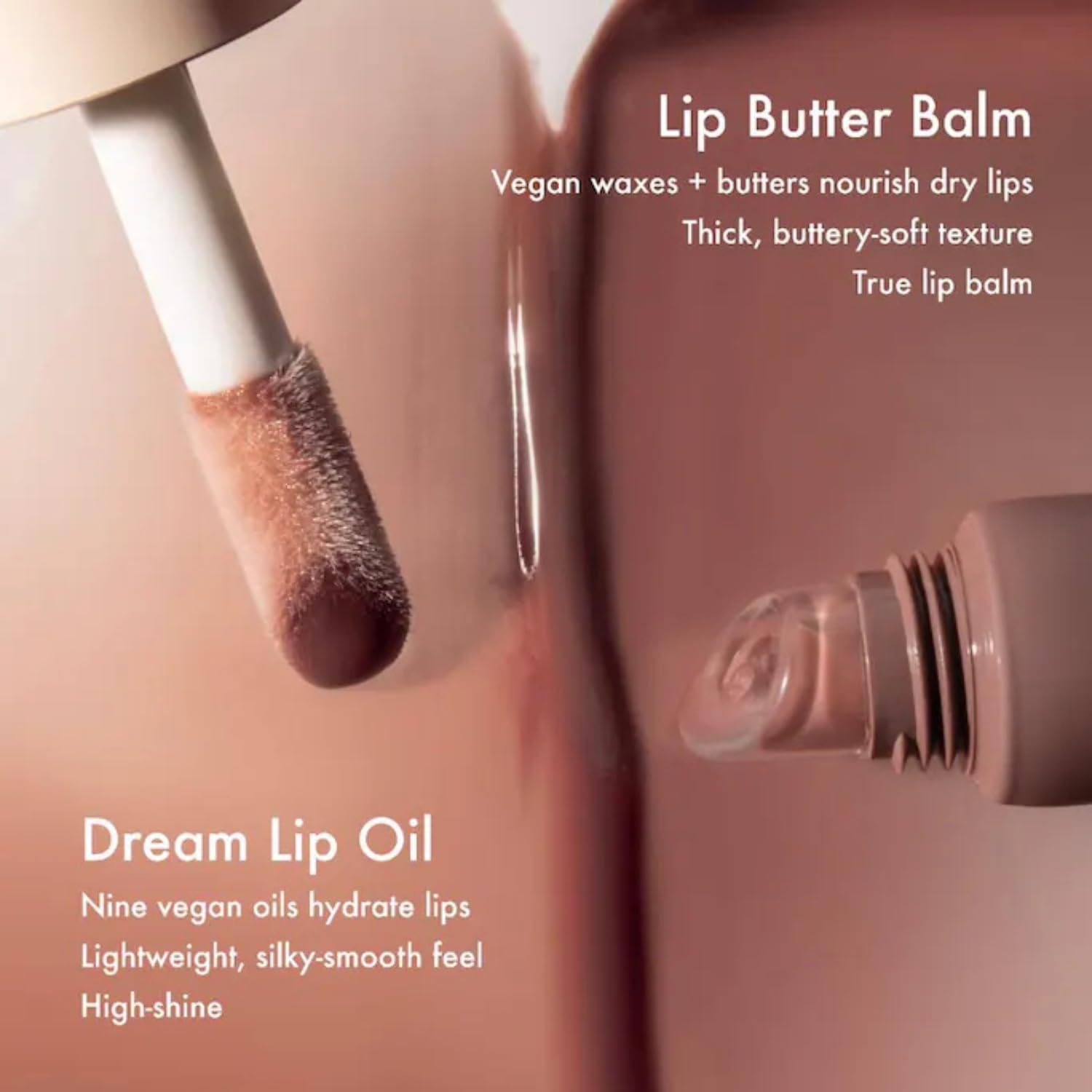 Summer Fridays Dream Lip Oil – Tinted Lip Oil with High Shine, Deep Hydration & Non-Sticky Formula (Warm Beige, 0.15 oz)