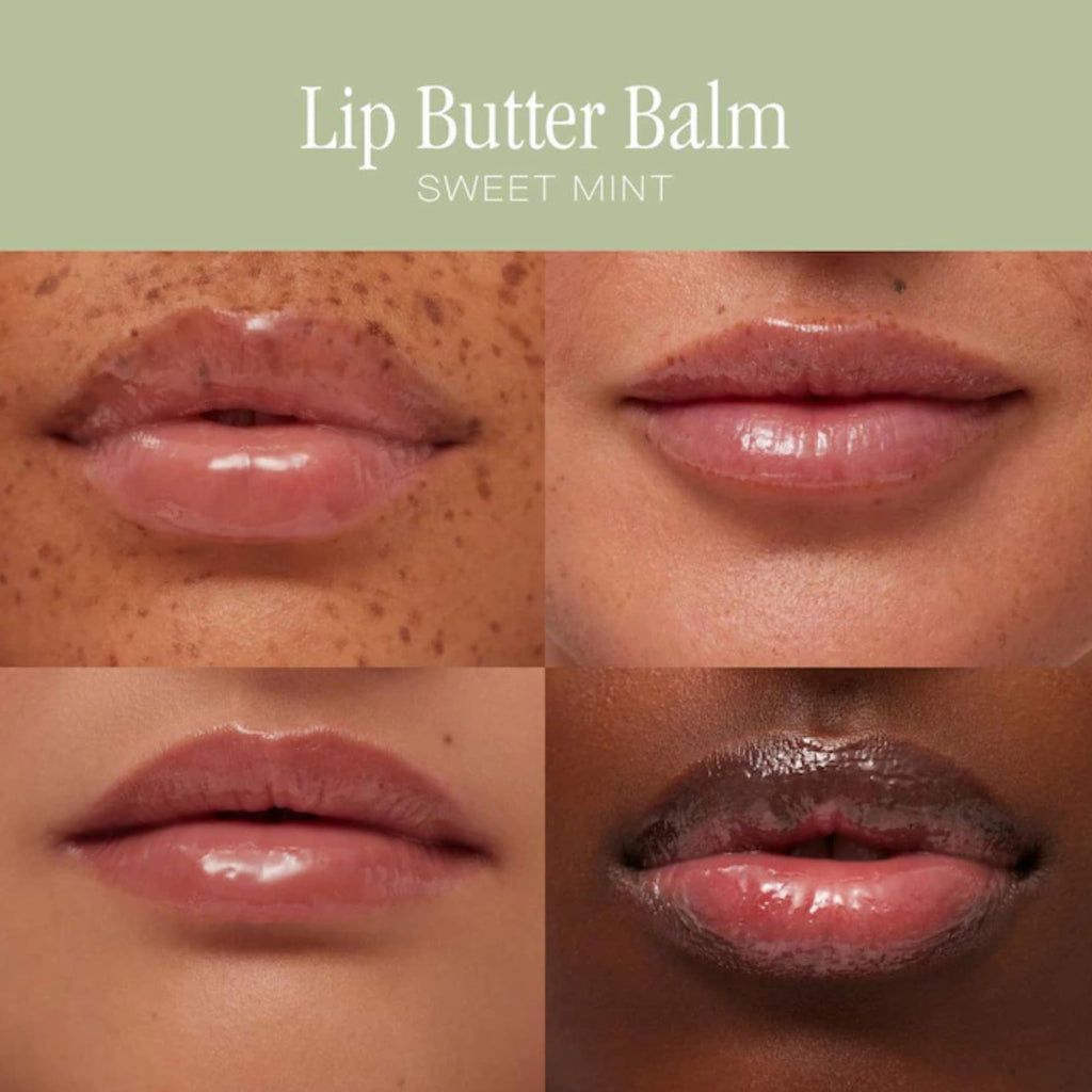 Summer Fridays Holiday Lip Butter Balm Set – 3 Vegan Lip Balms (Cherry, Sweet Mint, Pink Sugar)