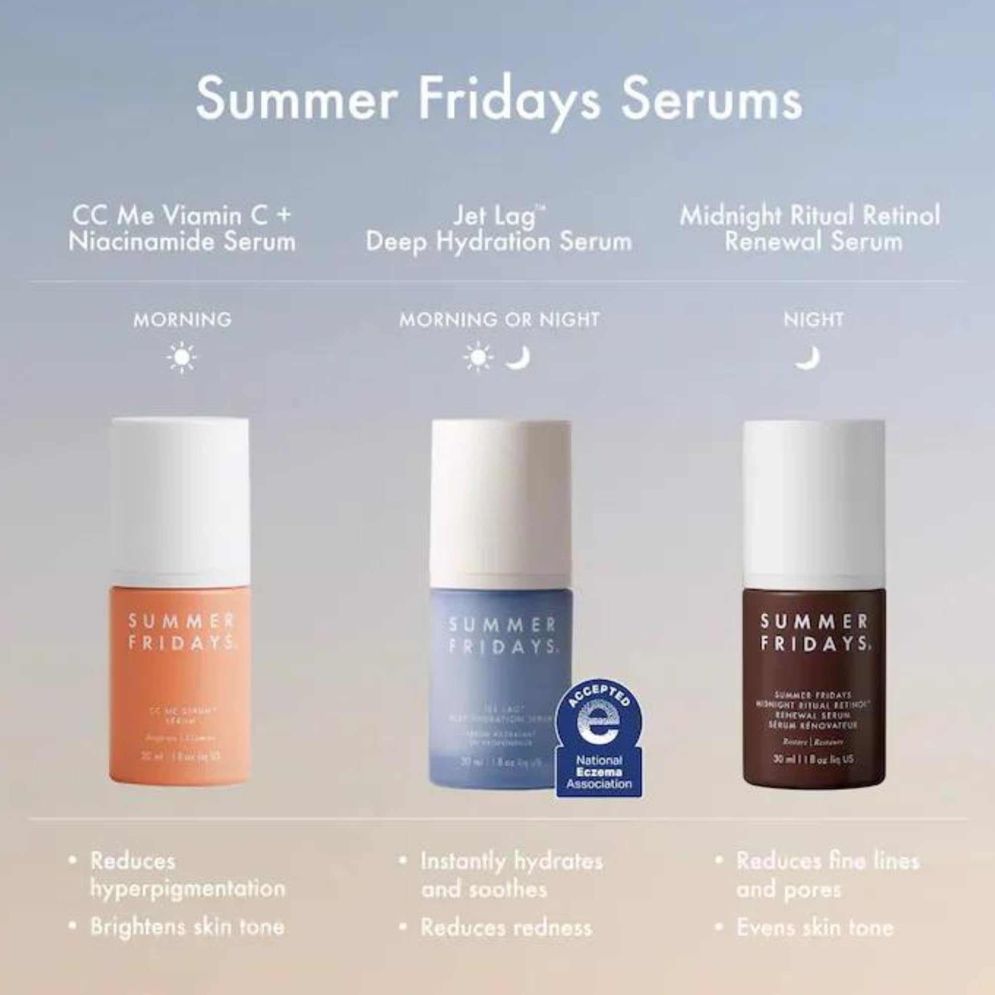 Summer Fridays Jet Lag Deep Hydration Serum | Fragrance-Free Hydration for Dry Skin