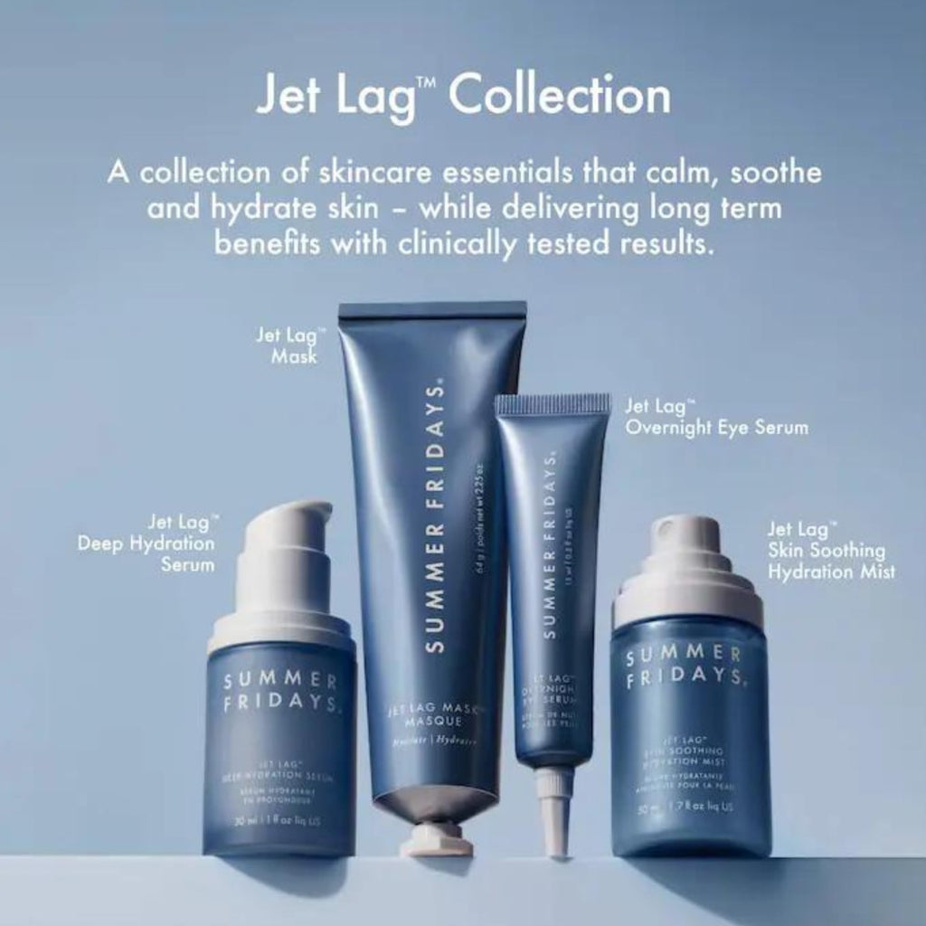 Summer Fridays Jet Lag Skin Soothing Hydration Mist — Ultra-Fine Facial Spray for Hydration & Barrier Support