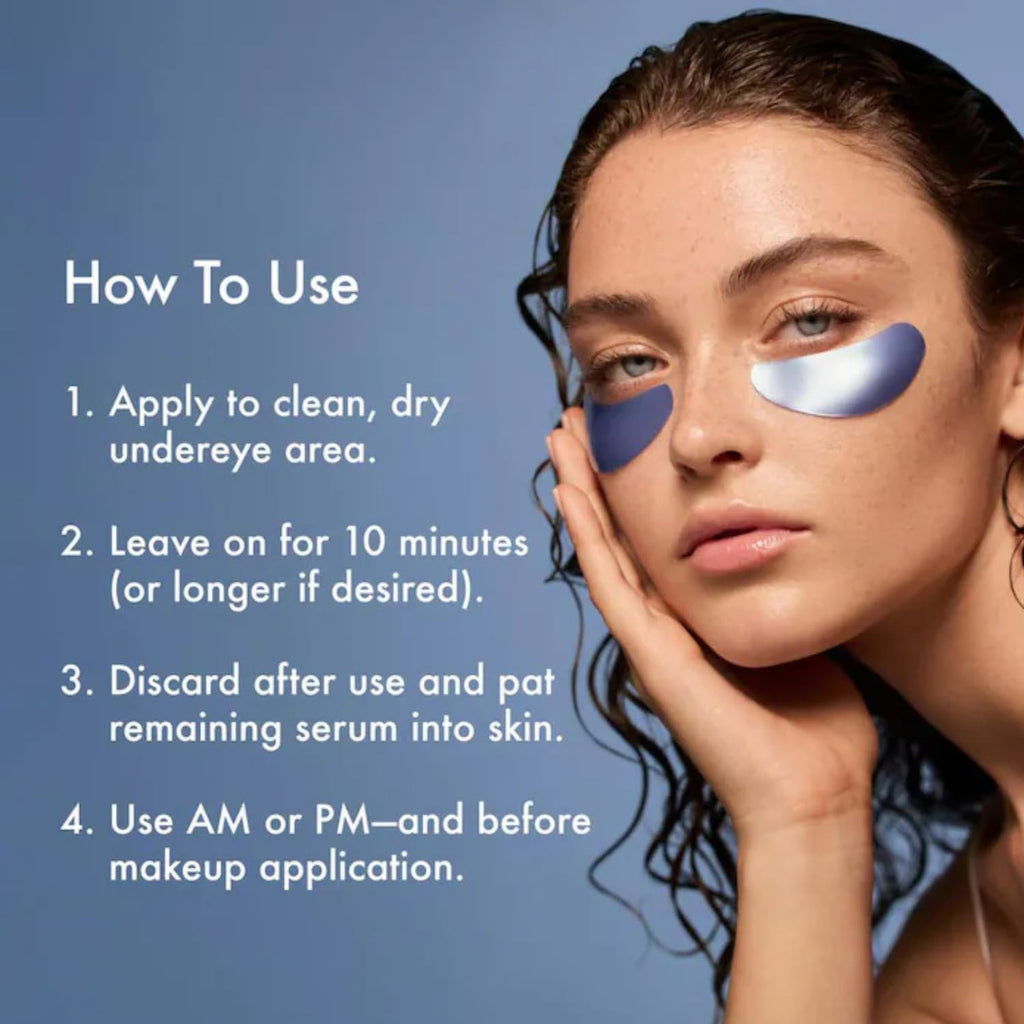 Summer Fridays Jet Lag Under Eye Patches – Hydrating, Depuffing Hydrogel Masks (6 Pairs)
