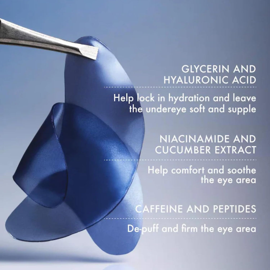 Summer Fridays Jet Lag Under Eye Patches – Hydrating, Depuffing Hydrogel Masks (6 Pairs)