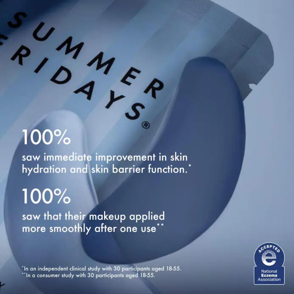 Summer Fridays Jet Lag Under Eye Patches – Hydrating, Depuffing Hydrogel Masks (6 Pairs)