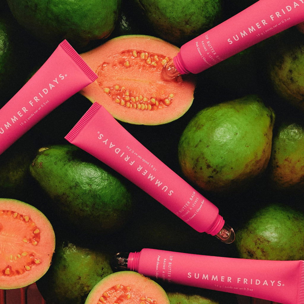 Summer Fridays Tinted Lip Butter Balm Pink Guava – Vegan Moisture & Sheer Tint