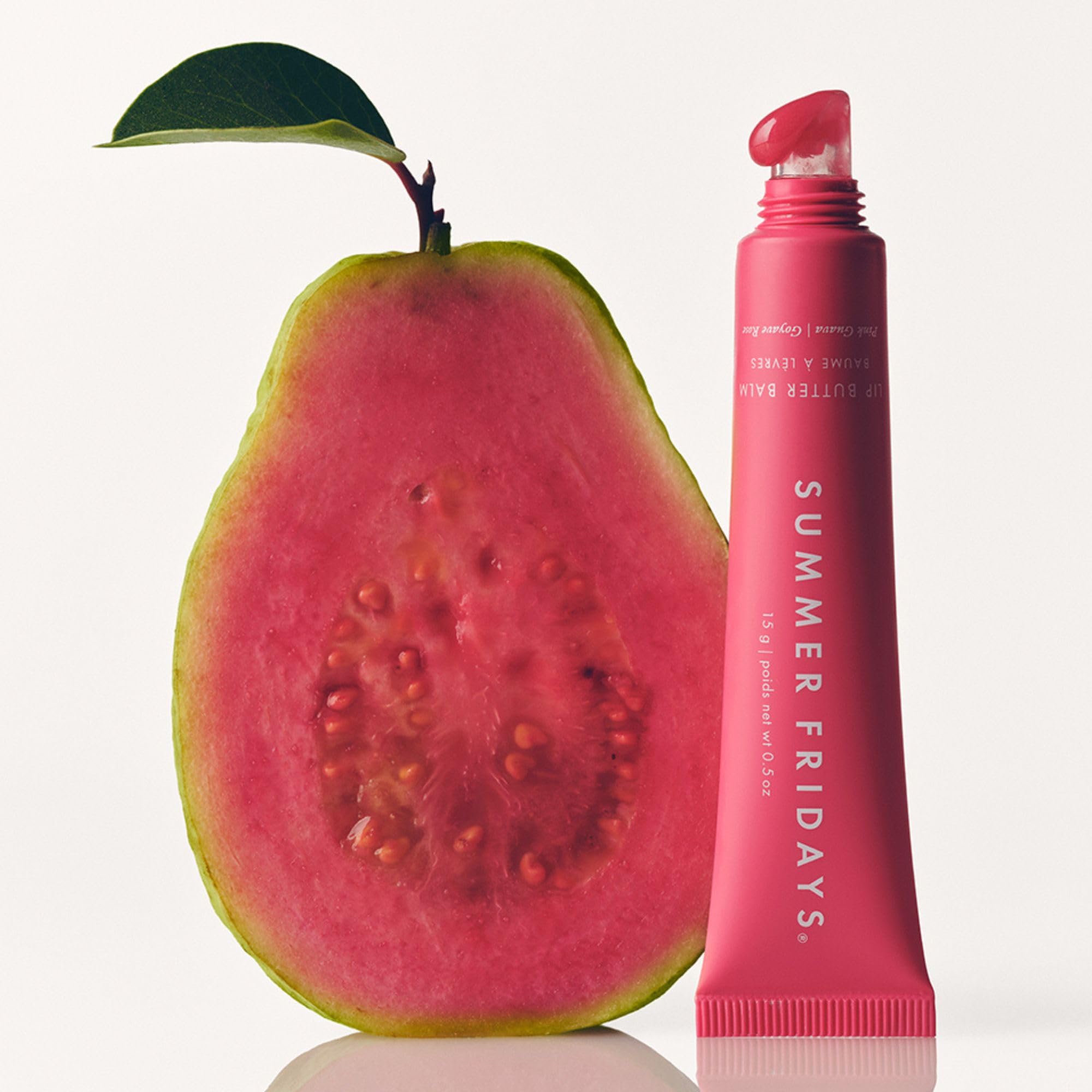 Summer Fridays Tinted Lip Butter Balm Pink Guava – Vegan Moisture & Sheer Tint
