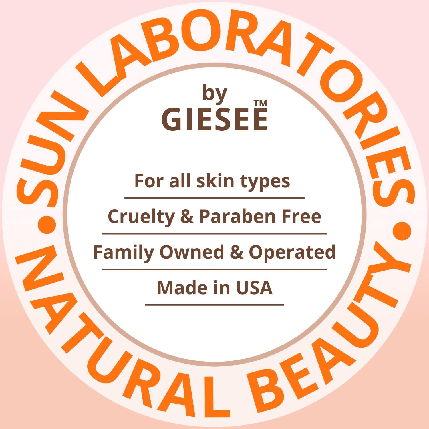 Sun Laboratories by Giesee Ultra Dark Self Tanning Lotion 32 oz | Organic Sunless Tanner for Face & Body