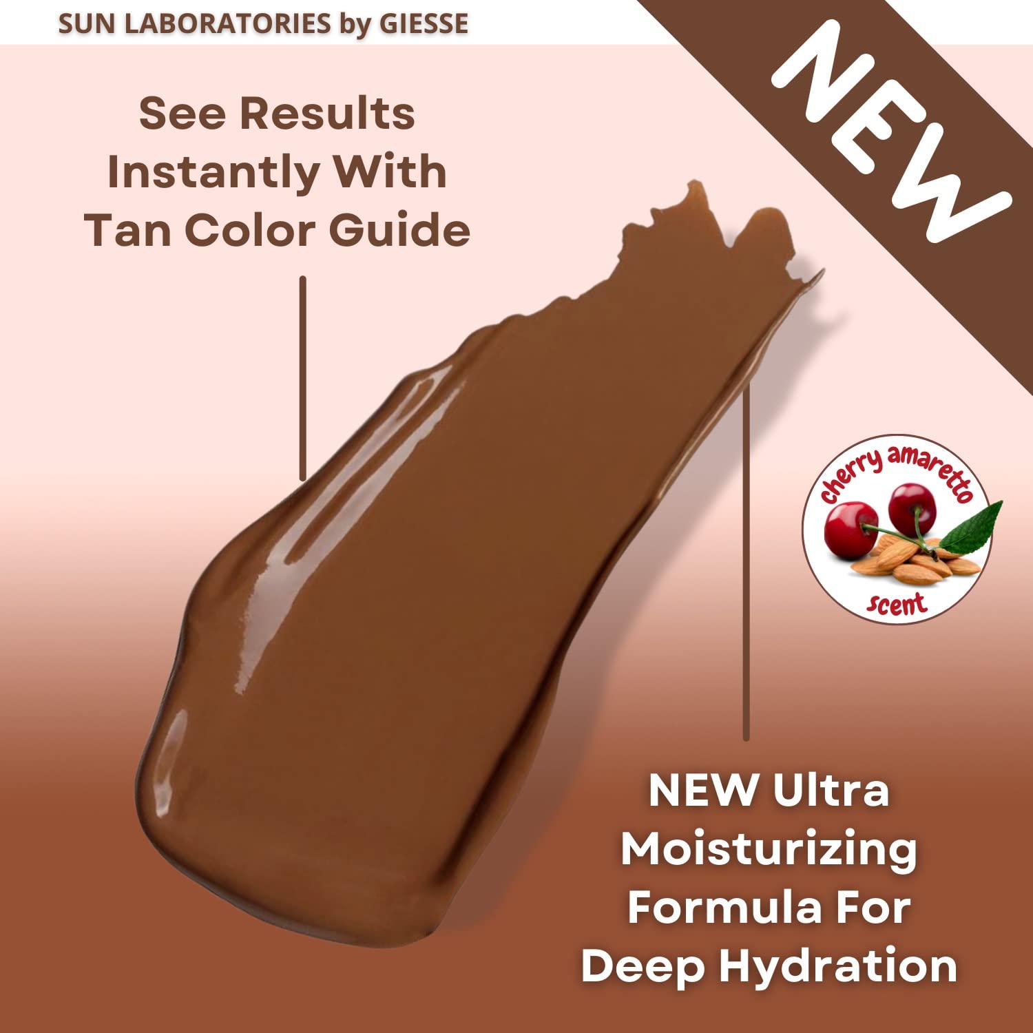 Sun Laboratories by Giesee Ultra Dark Self Tanner Lotion 32 oz + Mitt | Extra Dark Sunless Tanner