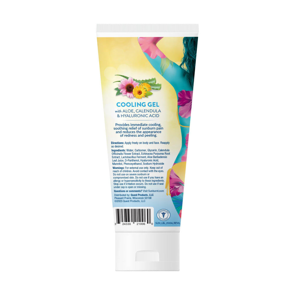 Sunburnt EMCW9 Ultra Hydrating Aloe Vera Gel 6 oz Pack of 2 (Clear)