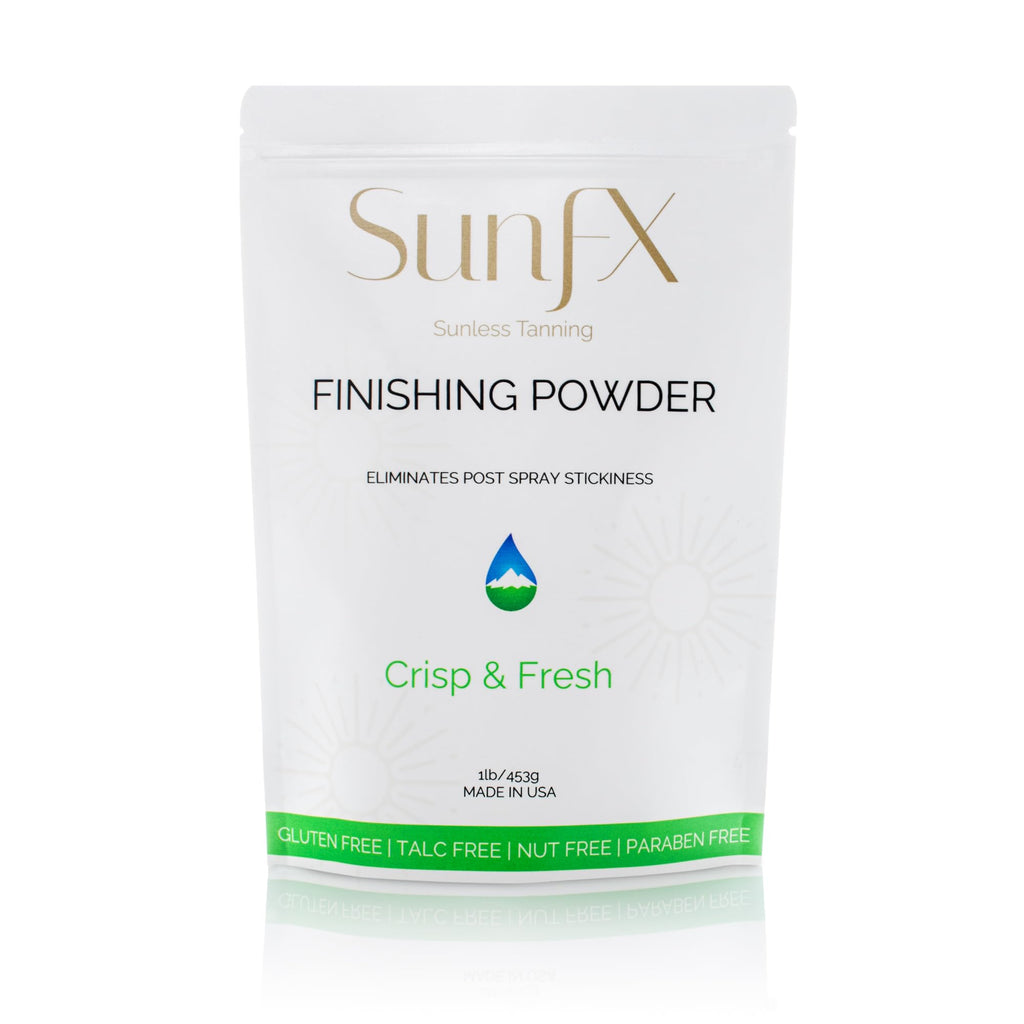 SunFX Post Spray Tan Finishing Powder — Talc Free, Translucent Bronzer Setting Powder, 1lb