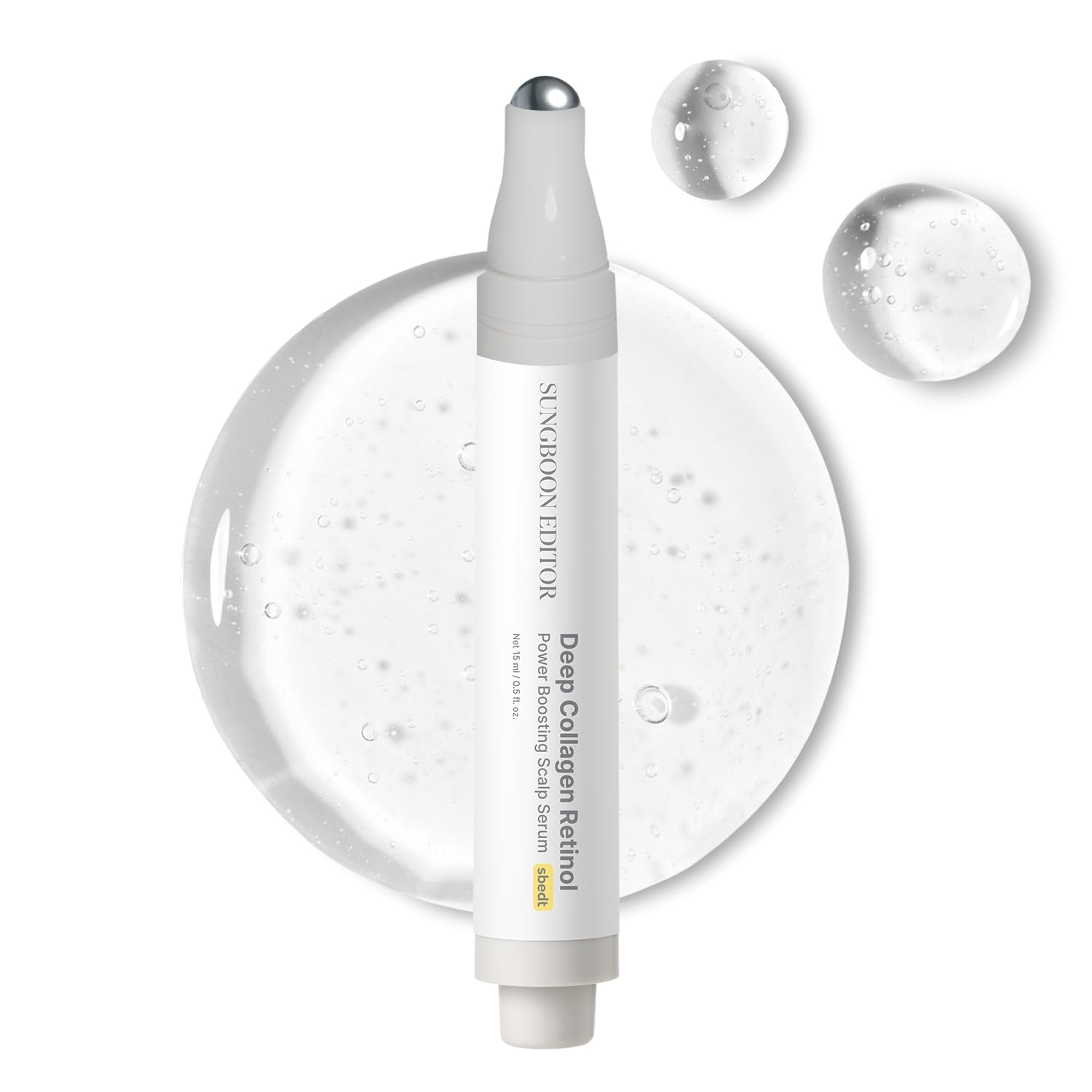 SUNGBOON EDITOR Deep Collagen Retinol Scalp Serum | Roll-On Hair Growth & Thickening
