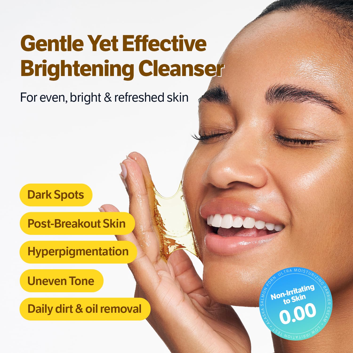 SUNGBOON EDITOR Kojic Turmeric Capsule Brightening Cleanser – Low pH Gel with Kojic Acid & Niacinamide