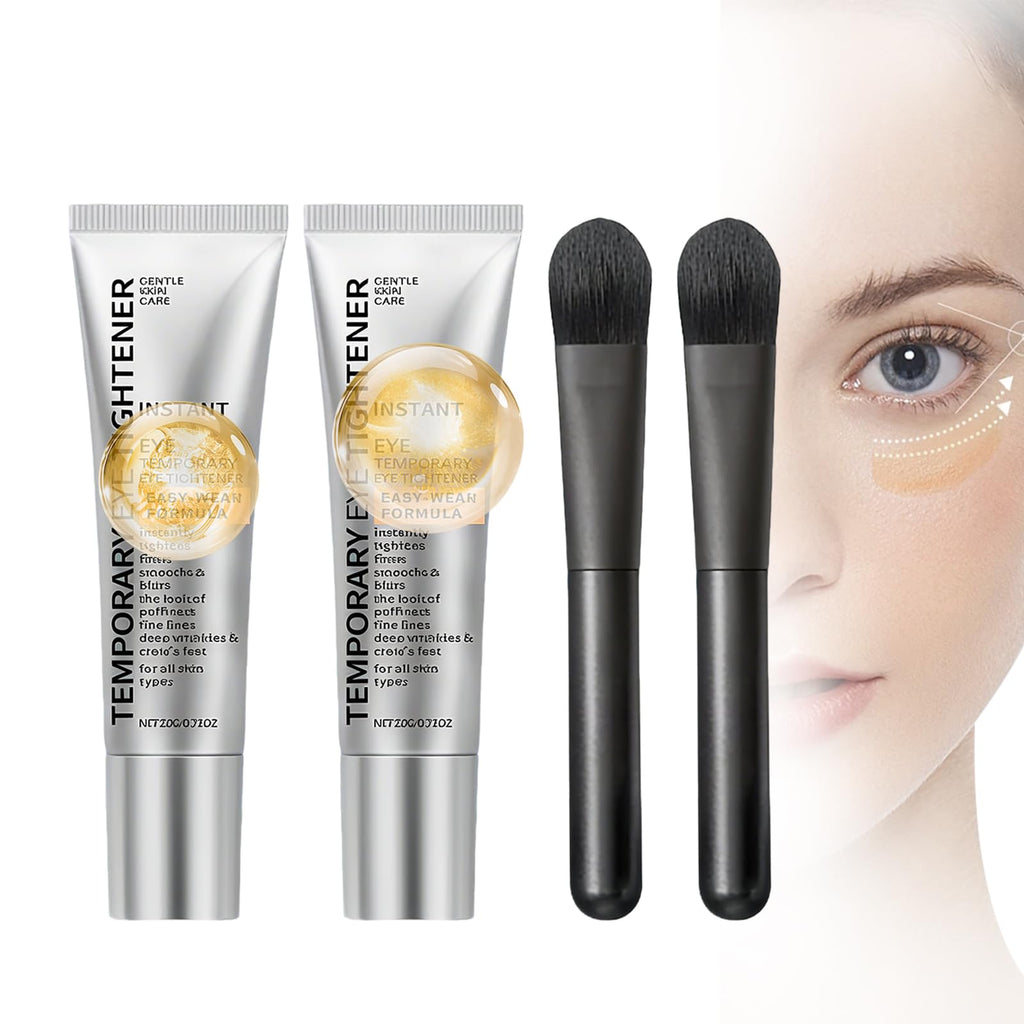 Sunnydeer 2pcs Perfection Eye Tightener with Brush – Instant, Lightweight Firming for Fine Lines