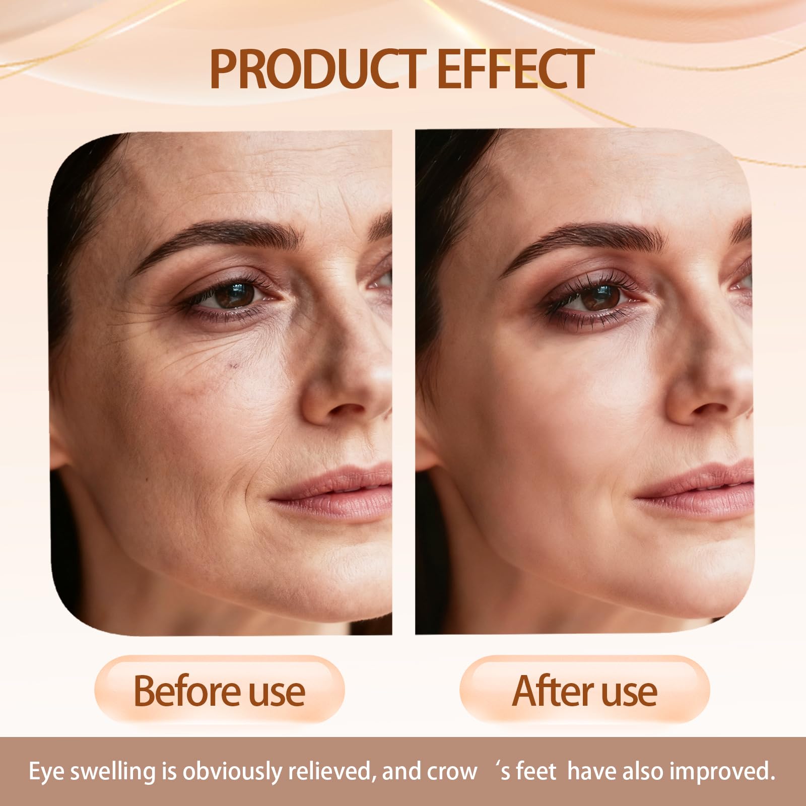 Sunnydeer 2pcs Perfection Eye Tightener with Brush – Instant, Lightweight Firming for Fine Lines