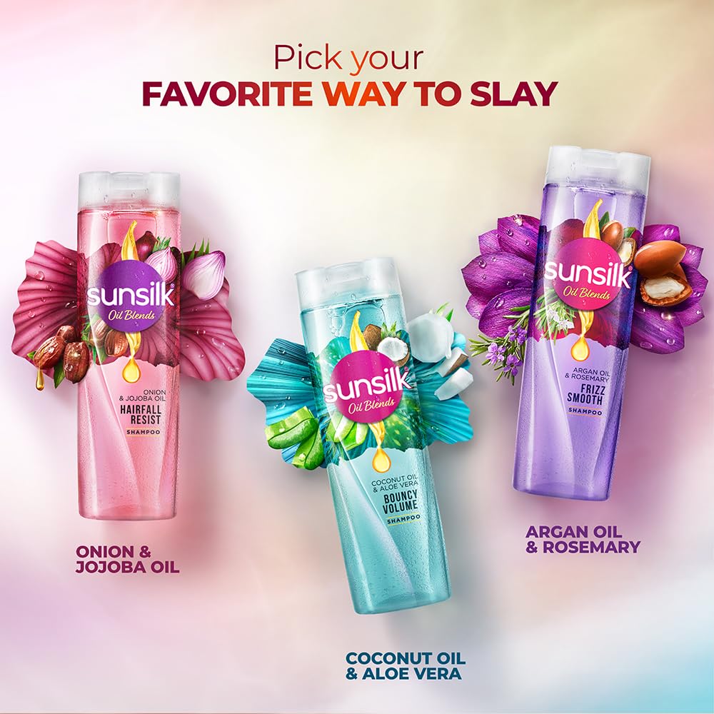 Sunsilk Onion & Jojoba Oil Shampoo - For Strong & Long Hair - 370ml